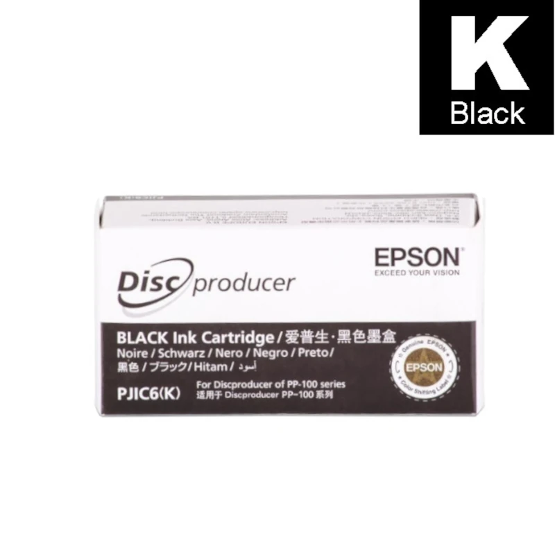 Tinta (Epson) PJIC-6 BK / C13S020452