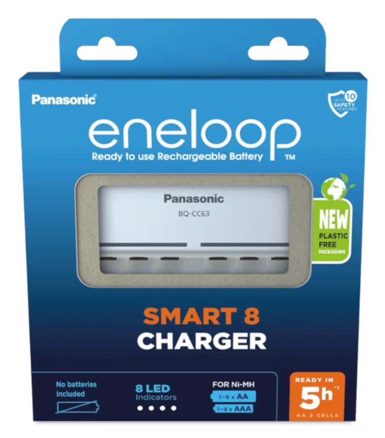 Punjač za baterije (Panasonic) BQ-CC63E AA | AAA