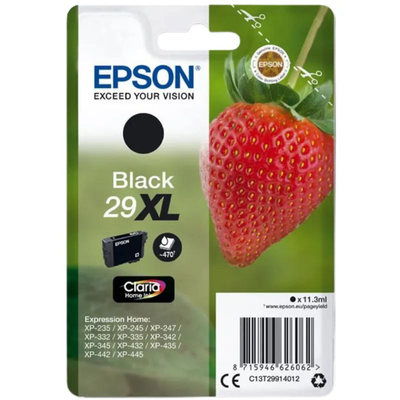 Tinta (Epson) T-2991 BK XL / C13T29914012 Tinta (Epson) T-2991 BK XL / C13T29914012