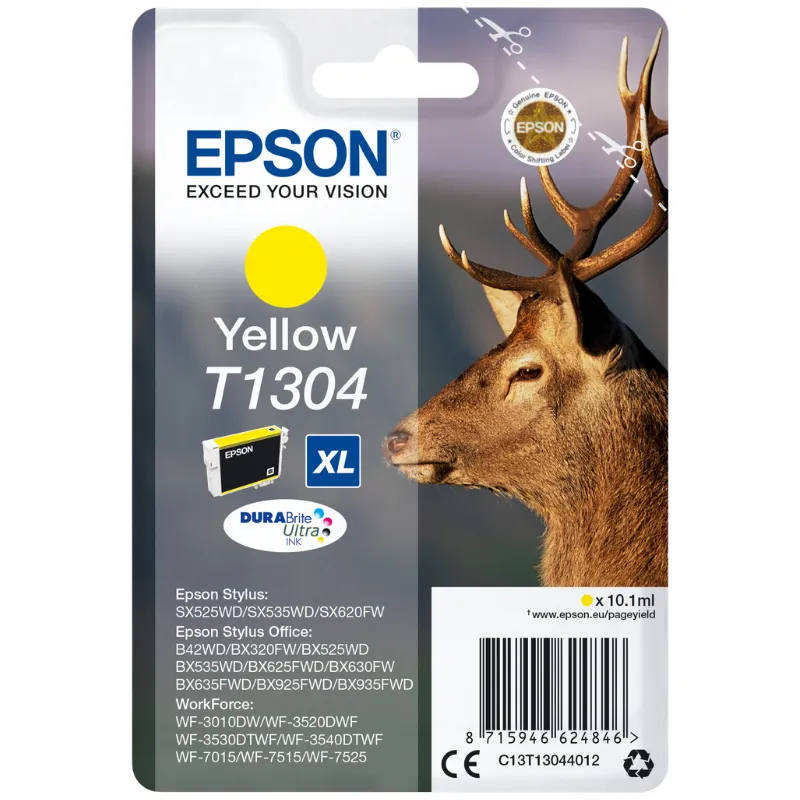 Tinta (Epson) T-1304 YE / C13T13044010 Tinta (Epson) T-1304 YE / C13T13044010