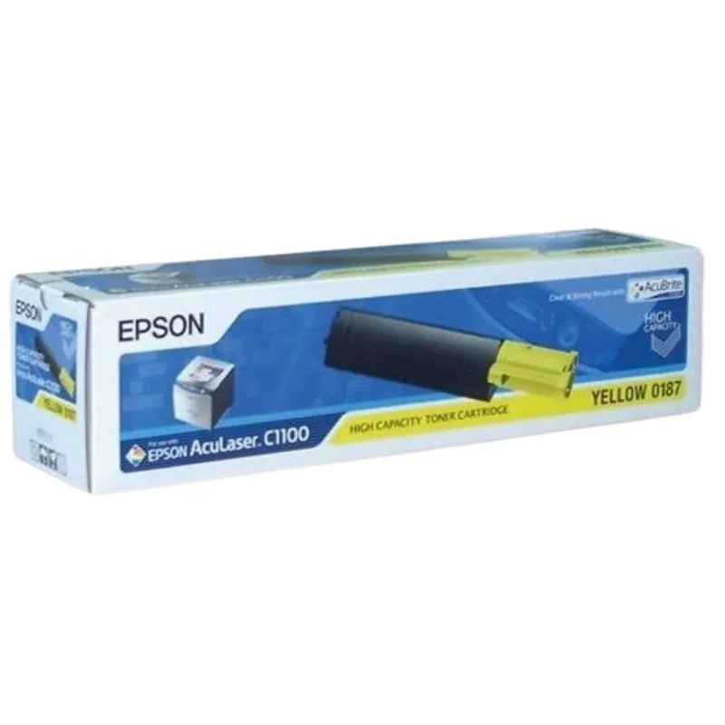 Toner (Epson) C-1100 YE HY / C13S050187