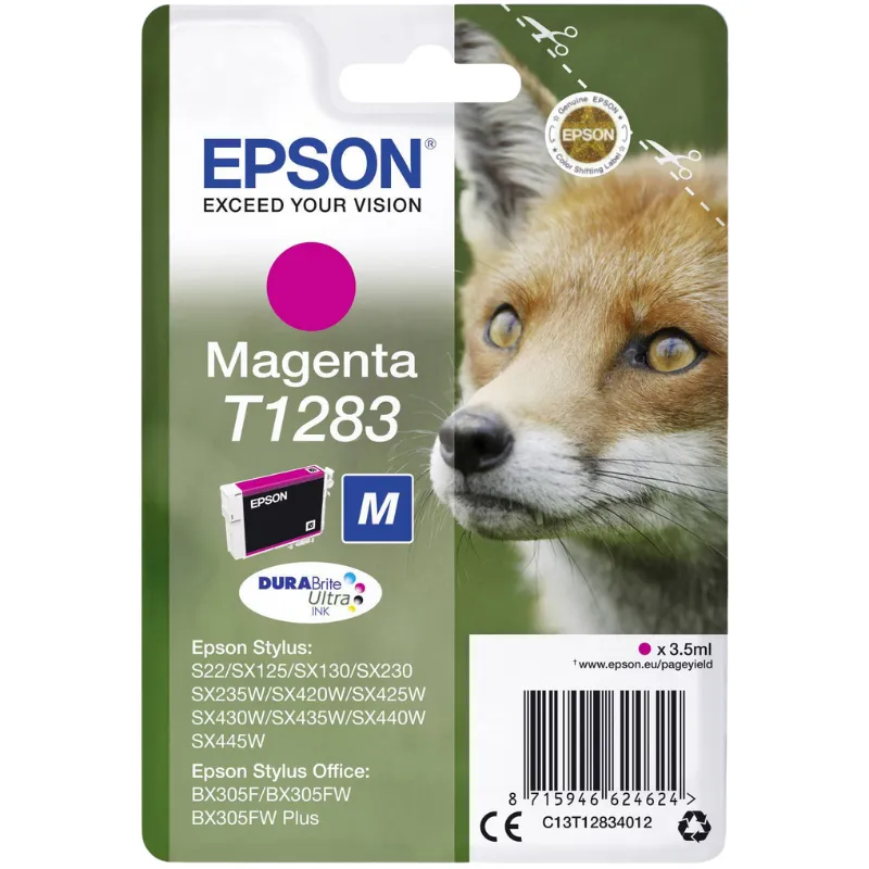 Tinta (Epson) T-1283 MA / C13T12834012 Tinta (Epson) T-1283 MA / C13T12834012