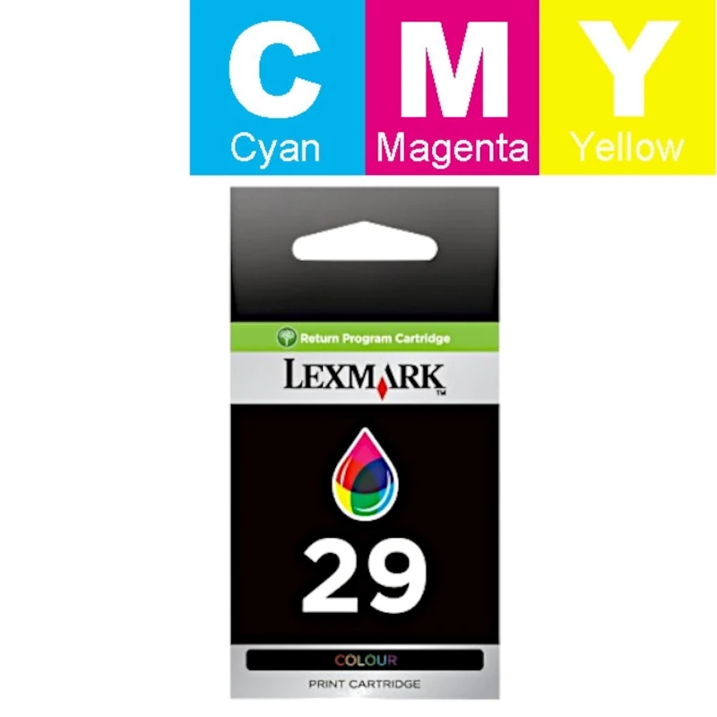 Tinta (Lexmark) 29 CMY / 18C1429E