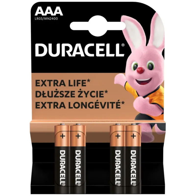 DURACELL Basic AAA MN2400 4KOM